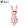 Non-Toxic Original Metoo 35Cm Angela Pastoral Style Bunny Plushie Doll Child Hug Soft Stuffed Toys For Baby And Kids Birthday Gifts