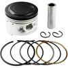 Road Passion Engine Piston and Rings Set for YAMAHA XV250 1988-2018/ XC125 Cygnus 1990-1993(STD 49mm;1 Set)
