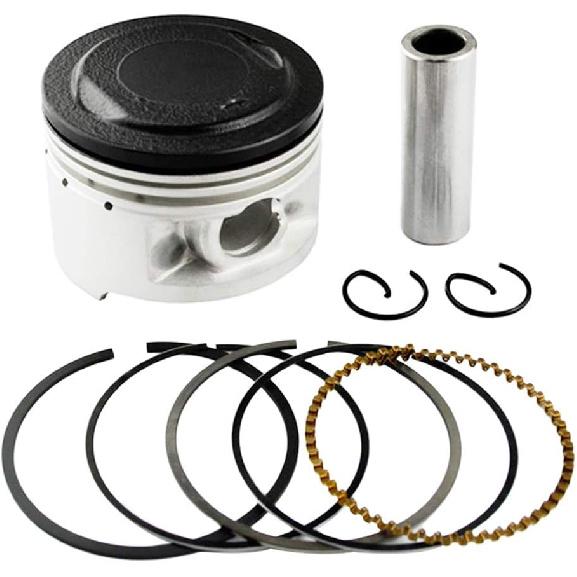 Road Passion Engine Piston and Rings Set for YAMAHA XV250 1988-2018/ XC125 Cygnus 1990-1993(STD 49mm;1 Set)