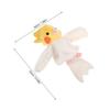 Abaodam Parrot Hand Puppet, Yellow, 32 X 20 X 16 Cm, Approx. 85g, Soft Plush, Ideal for Ventriloquism, Storytelling, Role Play, Teaching Materials,