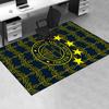 1pc Fenerbah?e Sports Club,Emblem,Pattern Office Carpet Soft Polyester Entrance Carpet Washable Non