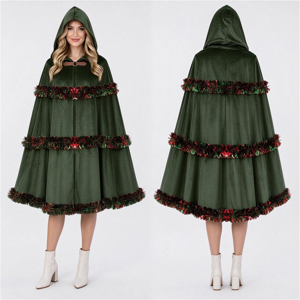 Adult Christmas Costume Christmas Tree Outfit for Festive Holiday Parties