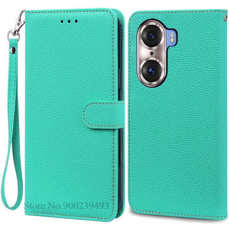 For Honor 60 Pro Case Honor 60 Case Silicone Soft Leather Flip Case For Honor 60 Pro Wallet Cover Phone Fundas Coque