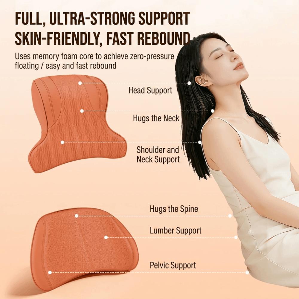 Padded Filling Neck Pillow Soft Touch Head Rest Pillow Car Headrest Pillow Self Driving Tours