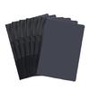 6Pcs  File Paper Sleeve Water Resistant Document Folder with Rotating Clamp Hold 200 Sheets for Office School 11.4x9Inch