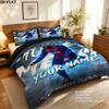 Lionel Messi Bedding Quilt Set Quilt Cover Pillowcase Home Decoration Birthday Gift (1 * duvet cover + 2 * pillowcase, without core)