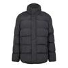 NY Concept Mens Hidden Zip Puffer Jacket