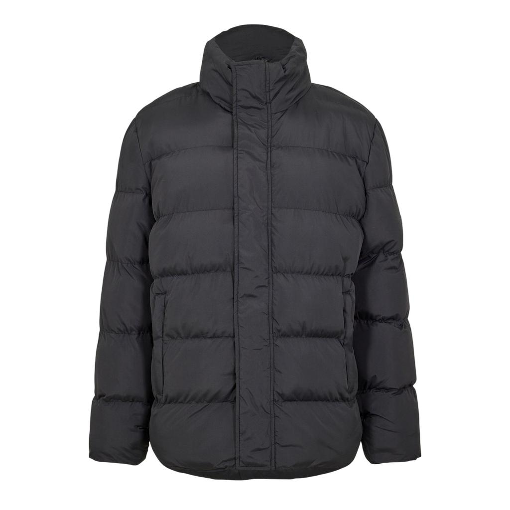 NY Concept Mens Hidden Zip Puffer Jacket