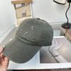 New spring and summer metal cross baseball cap versatile soft top for men and women couples personalized casual cap