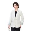 Spring Jacket: New Chinese Style Lapel Suit for Middle-aged & Elderly Women