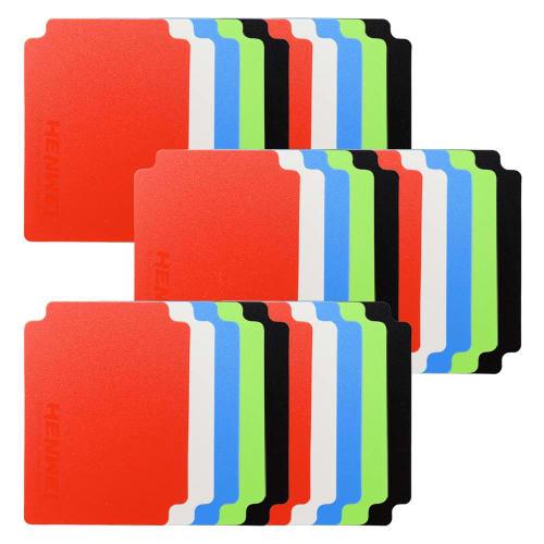 Deck Case Card Separators, Card Organizers, Dividers for Vertical and Horizontal Trading Cards (5 Colors, 30-Pack)
