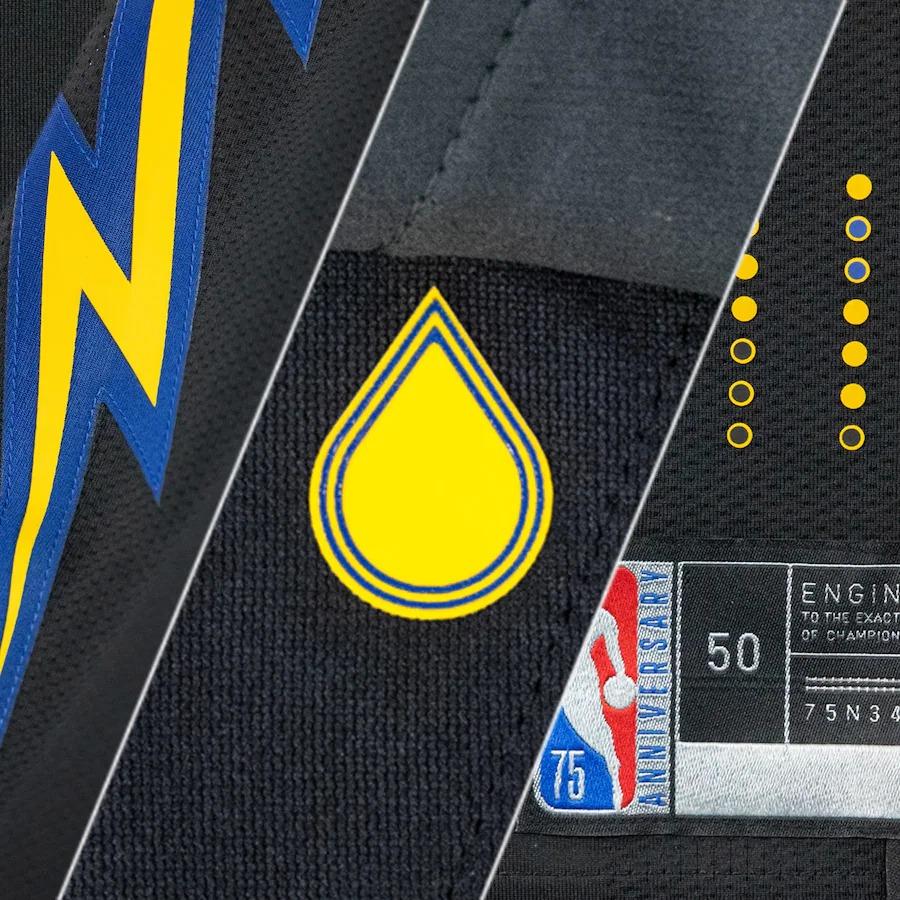 New Nike Golden State Warriors 2021/22 Stephen Curry City Edition Swingman Jersey DB4027-012