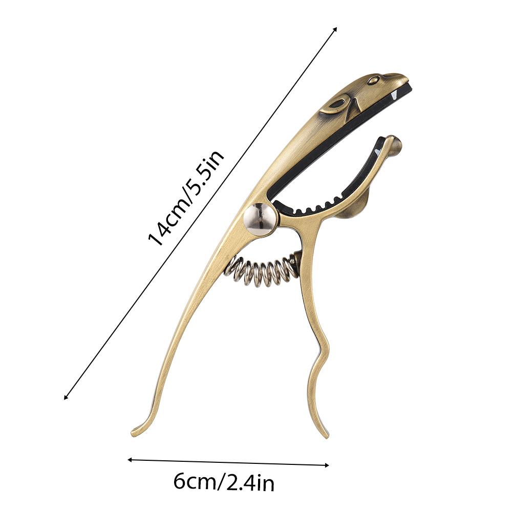 Professional Acoustic Guitar Capo Transfer Clip Guitar Capo Zinc Alloy Guitar Capo for Folk Classical Guitars Ukulele