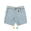SECOND CORNER 2C Men'S Embossed Graphic Camper Street Shorts + String Belt. Liverpool
