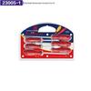 Germany K Brand 6-Piece Red Handle Screwdriver Set - Flat & Phillips Head, Model 23005