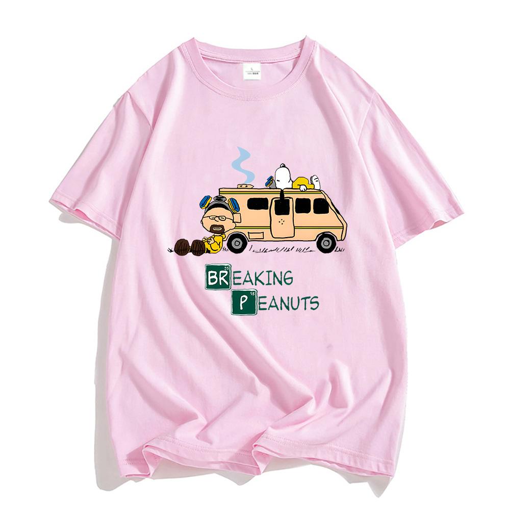 Reaking Bad Heisenberg Breaking Cat Pánská trička Harajuku Estetická trička 100% bavlna Trička Populární postavy Krátký rukáv