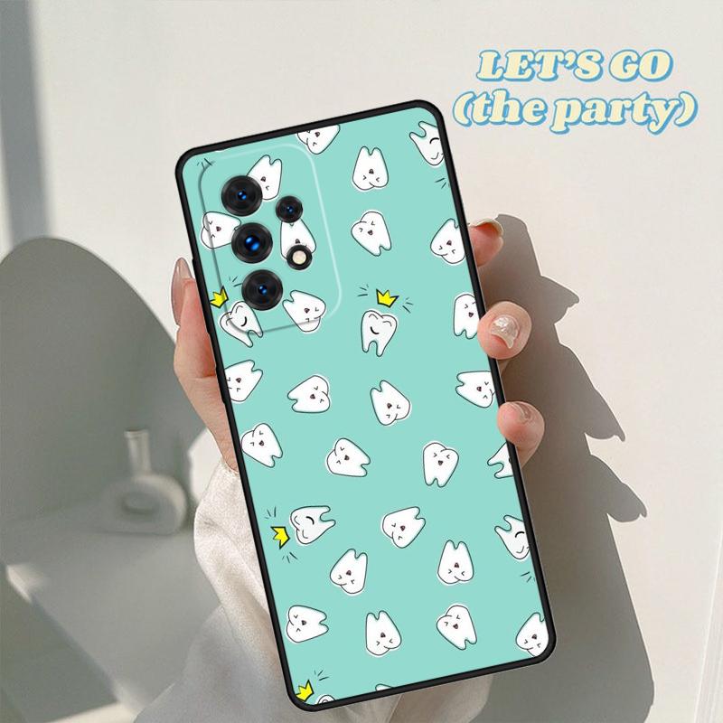 Dental Definitions Tooth Phone Case For Samsung Galaxy A42 A31 A40 A51 A71 A32 A80 A91 A52 A72 A20e A21S A50 A70 A11 A12 Cover
