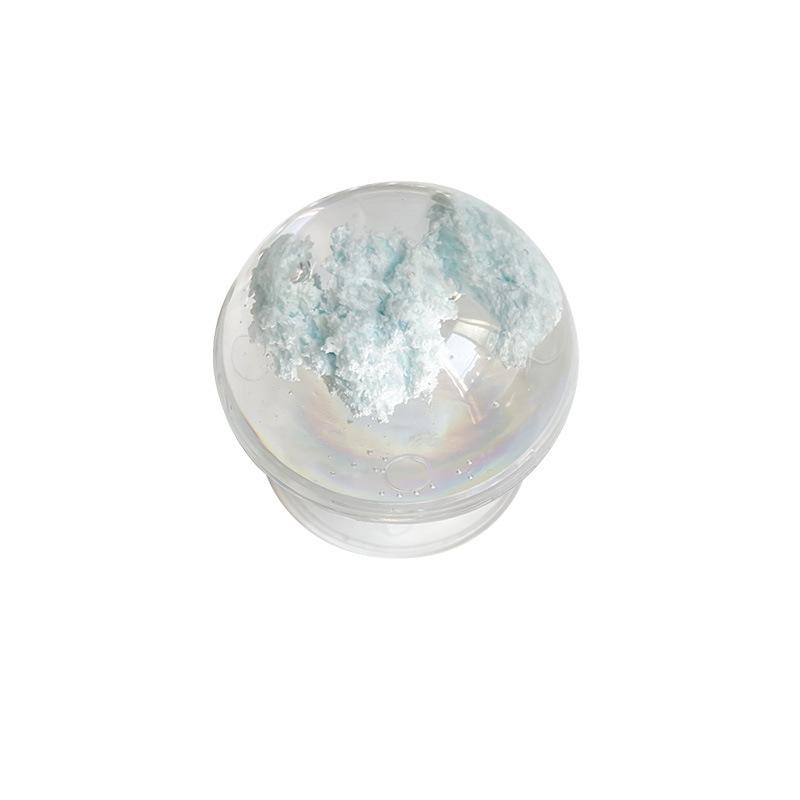 Crystal Ball Mobile Phone Airbag Bracket Solid Color Cloud Simple Transparent Paste Desktop Lazy Support