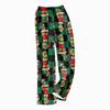 Children's Christmas Print Trousers Plush Casual Pants