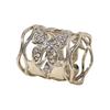 Butterfly Scarf Ring Hollow-out Ring, Rhinestone Holder, Elegant Design Clip Slide for Women Shirts Neckerchiefs Shawls Silk Scarves Stylish