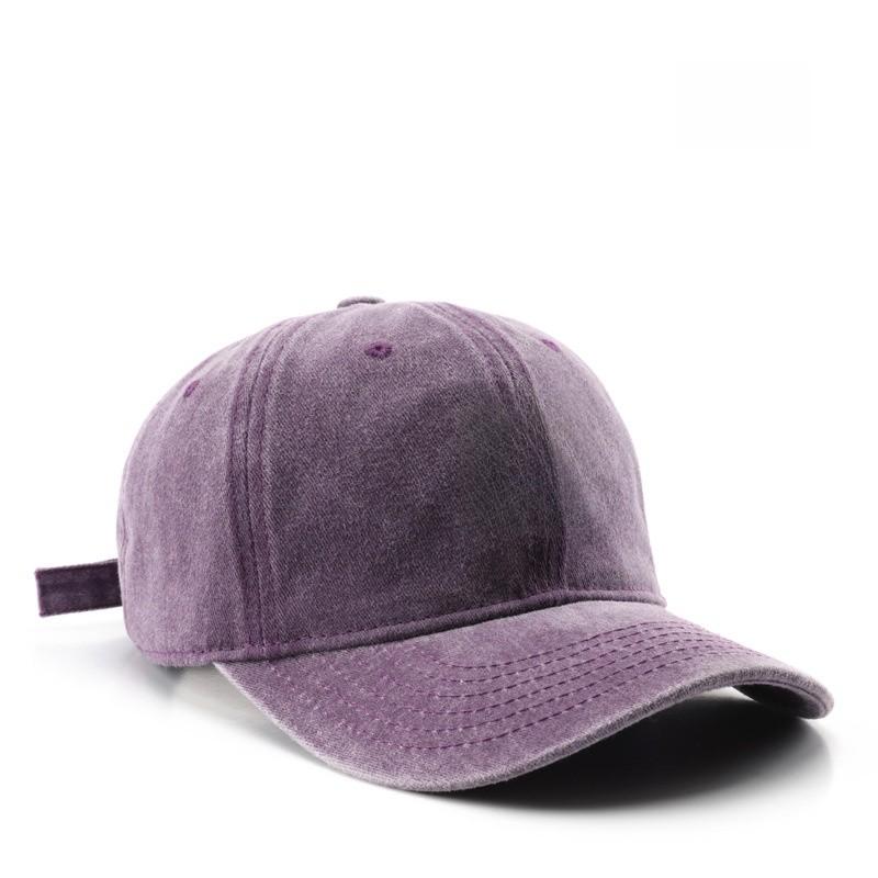 Vintage Waterwashed Cotton Baseball Cap With Embroidered Heart For Streetwear And Sun Protection