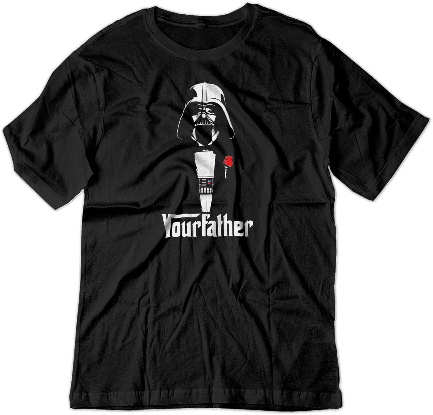 BSW Men s Your Father Darth Vader Star Godfather Silhouette Shirt L