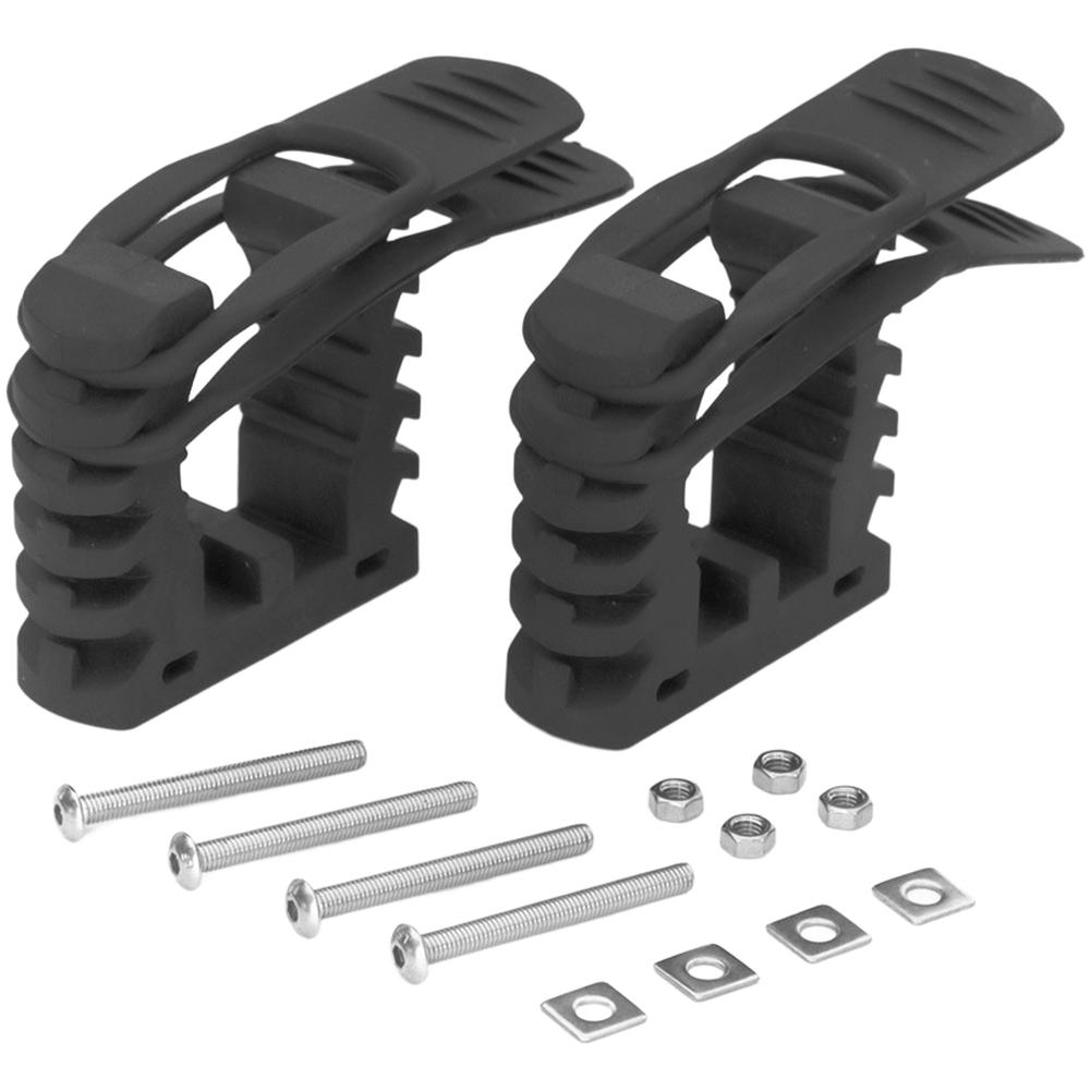 Rubber Clamp for Securing Shovels Axes and Paddles on For Off Road Vehicles Fits For TPU TPE Tubular Tools 5/8 to 2 1/4 Inches