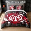 Mainz FC Design Bed Bedding Set 1 Duvet Cover + 2 Pillowcases Soft Breathable Household Bed Linens