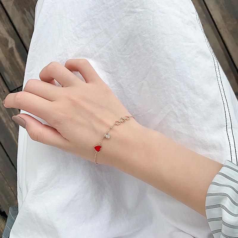 S925 Sterling Silver Korean Style Women's Bracelet - Perfect for Couples and Birthday Gifts
