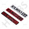 3D Metal EURO6 Emblem Badge EURO 6 Car Door Fender Trunk Body Stickers