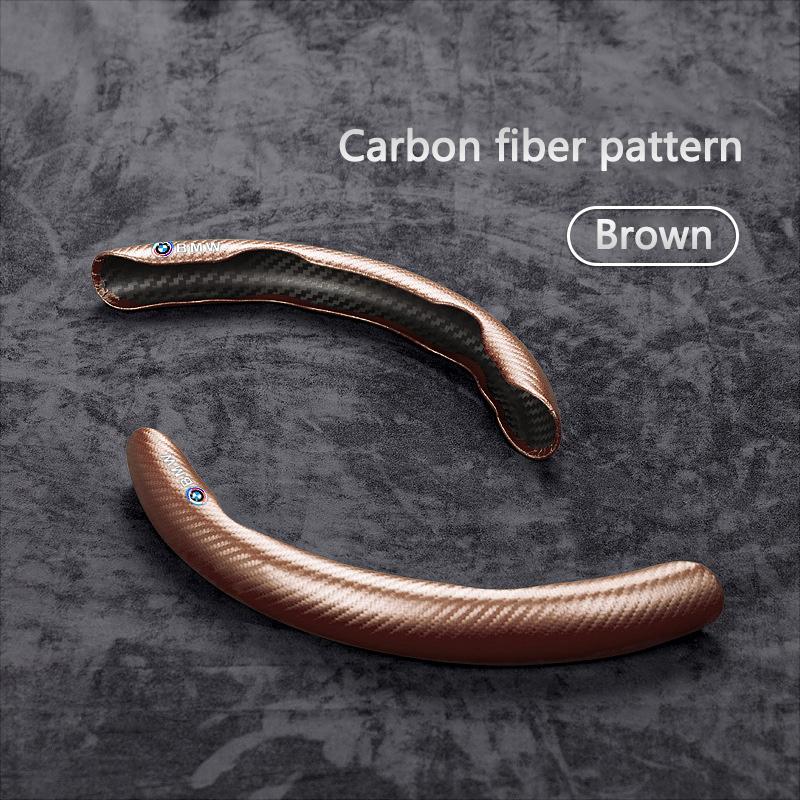 Carbon Fiber Car Steering Wheel Cover Non-slip Cover Auto Steering Wheel Handle Booster Protective Cover For BMW M F20 E83 E90