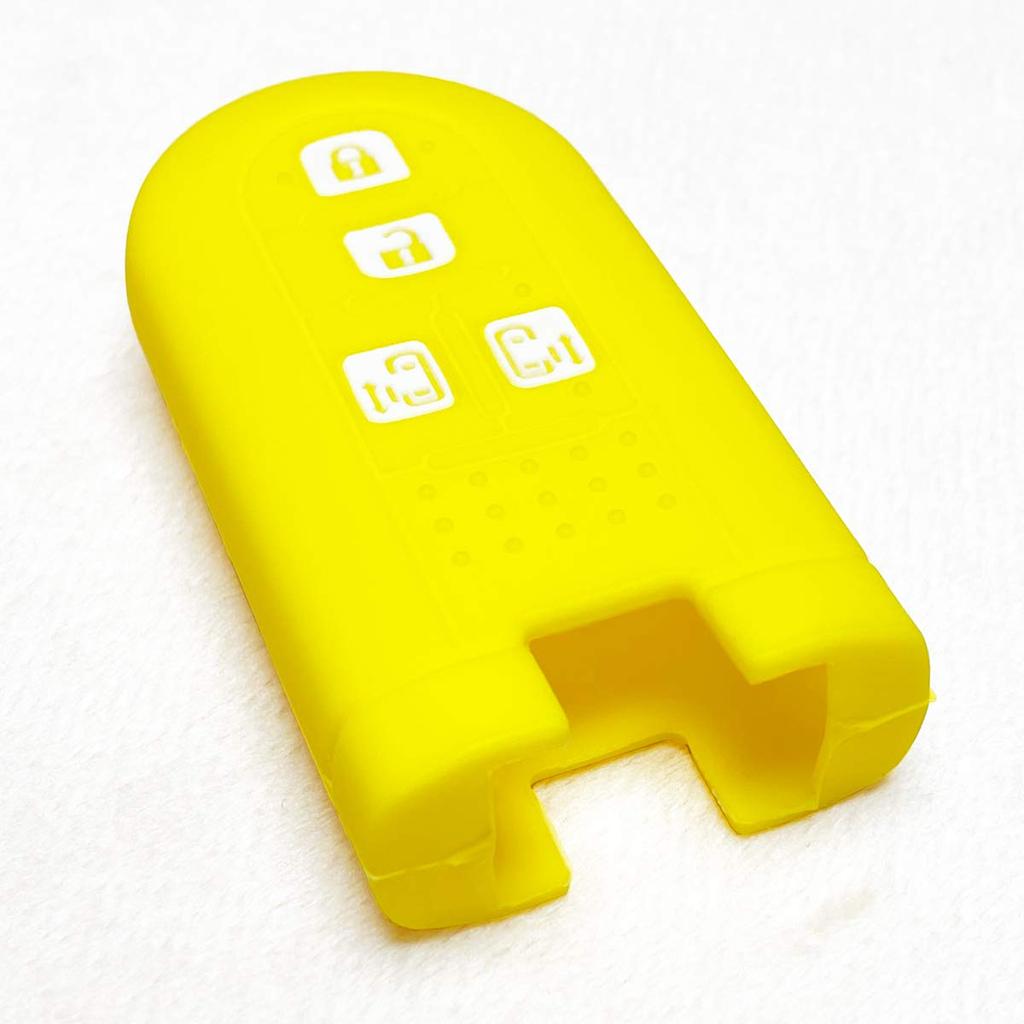[IKT] Daihatsu / Toyota Smart Key Silicone Cover 4 Buttons Yellow / Tanto Custom