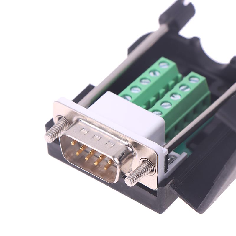 Db9 Serial Adapter Rs232/485/422 Connector Male Female 9 Pin Breakout Terminals Com Connector 21-24 Awg Wire Solderless