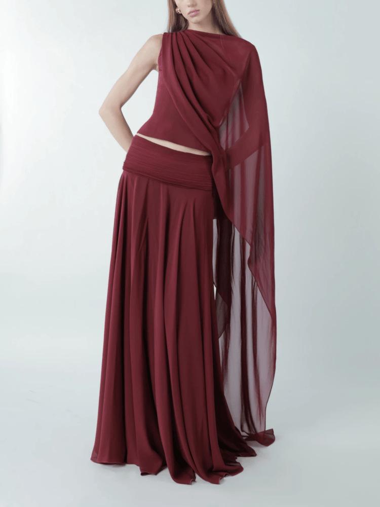 Элегантное европейское и американское женское облегающее платье-кейп L