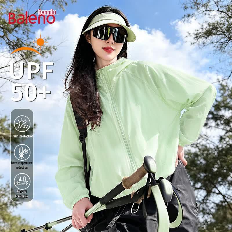 Baleno Women s UPF50+ Hooded Sun Protection Jacket 2XL