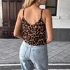 Sexy Leopard-print Halter Top Women's Wear for Summer