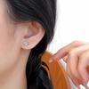 Charming Zodiac Horse Stud Earrings: Petite Cute Design In 999 Pure Silver, Ideal for Women's Birth Year.