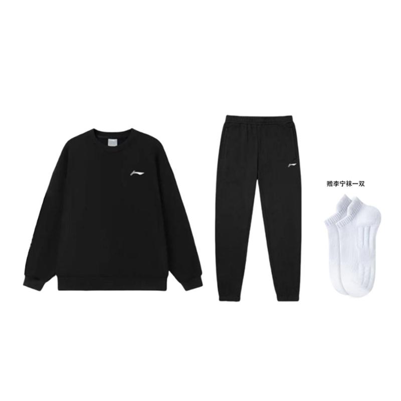 Li Ning Casual Sportswear Unisex Black YWEU039-1