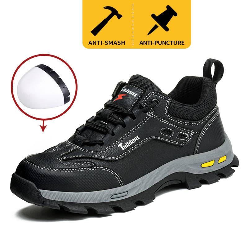 Men's Safety Shoes, Puncture Resistant Work Shoes, Men's Protective Shoes, Wear-resistant Work Boots  Tactical Boots