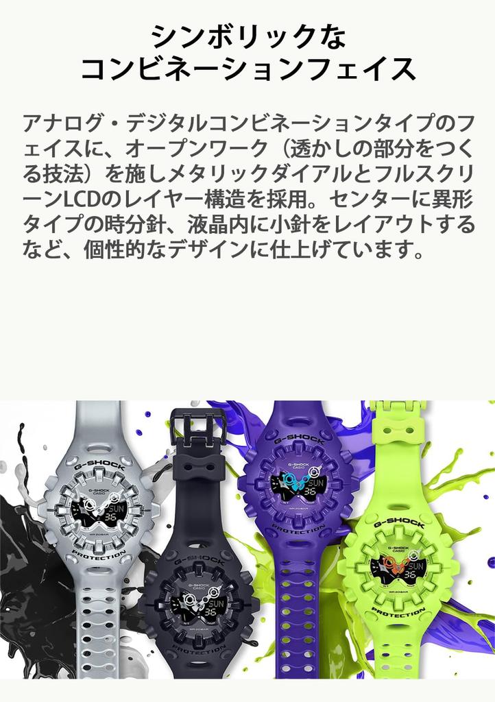 [Casio] G-Shock GA-V01-9AJF Men's Yellow Watch