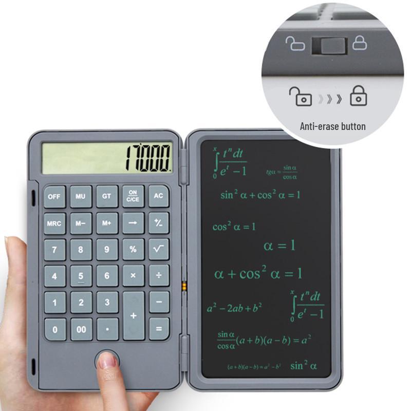 

6 ЖК-планшет для письма - Портативный, Высокояркостный, Жирный планшет для письма с перезаряжаемым кристаллическим дисплеем Black Flip Cover (Battery)