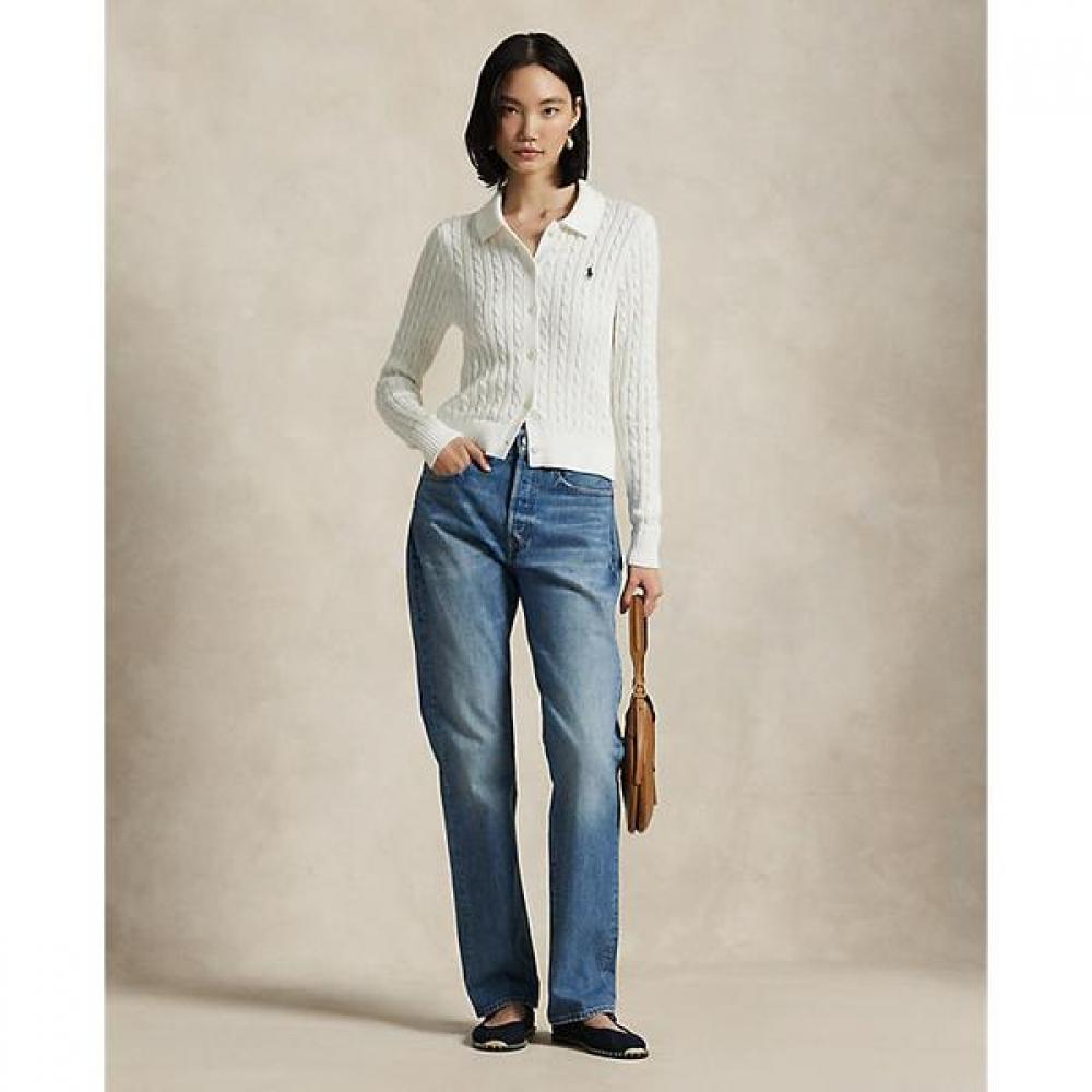 Polo Ralph Lauren Women S Cable Knit Cotton Cardigan wmpoSwendw20399100