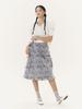 Yugadang Camouflage Cargo Skirt_Gray