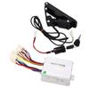 48V 350W Brush Speed Motor Conversion Controller Kit with Throttle Pedal for Electric Bike Motorcycle Tricycle
