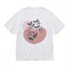 Women's Comfortable Breathable Classic T-Shirt Minimalist Flower Graphic Tee