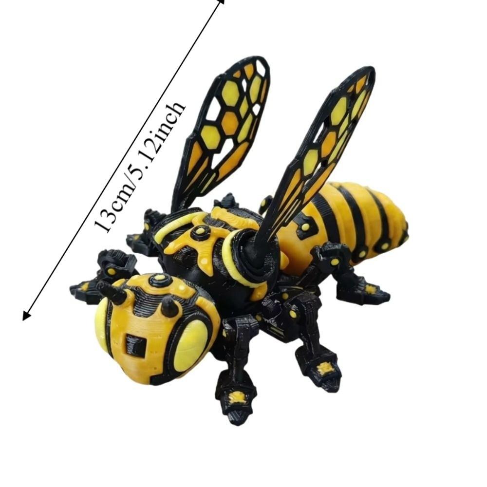 3D-gedruckte 3D-gedruckte mechanische Biene Bewegliches Gelenk Gelenkige Bienen Spielzeug Weihnachtsgeschenk