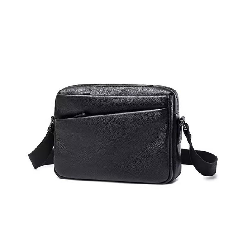 Leather Men's Crossbody Bag Casual Commuting Shoulder New Fashionable Top Layer