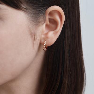 ELLE Jewelry 14K Ella Twist Earrings (gold Filled) ELGPEE513