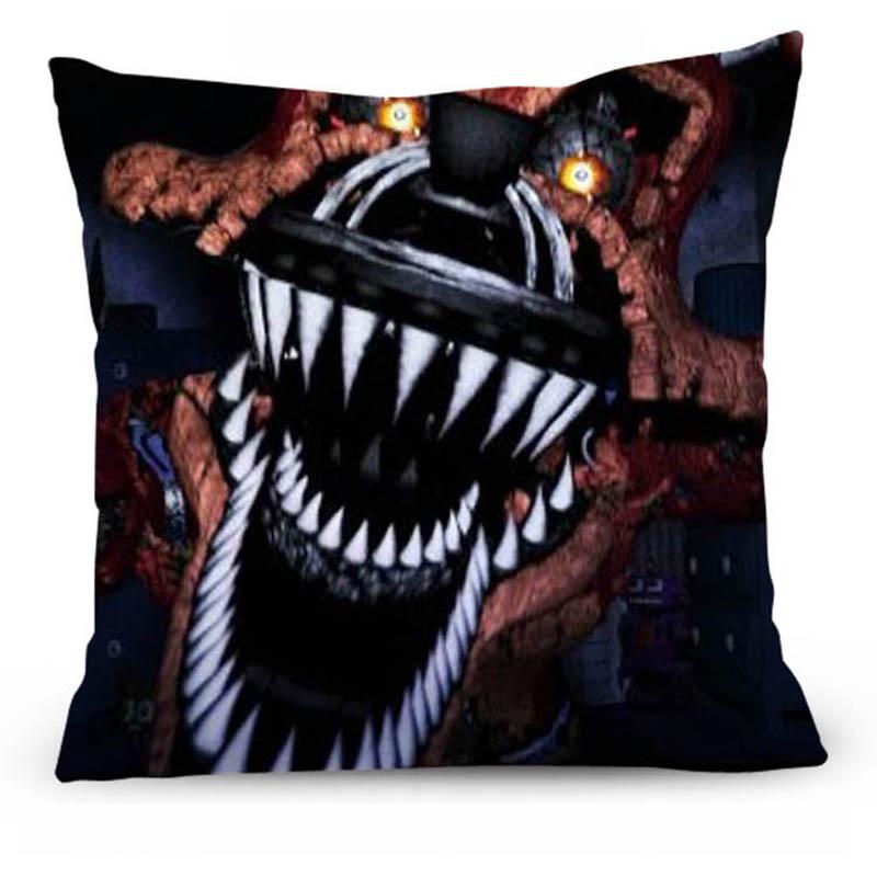 

Five Nights Comfortable At Freddys Home Decorative Pillow Cover Fnaf Case Pillow D