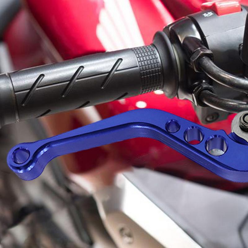 Clutch And Brake Lever Set 2pcs Motorcycle Handlebar Brake Lever Aluminum Alloy Motorbike Brake Handles Rust-Proof Adjustable